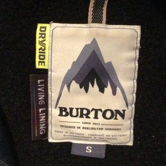 Burton snowboarding grey DryRide jacket in S - Picture 5 of 9